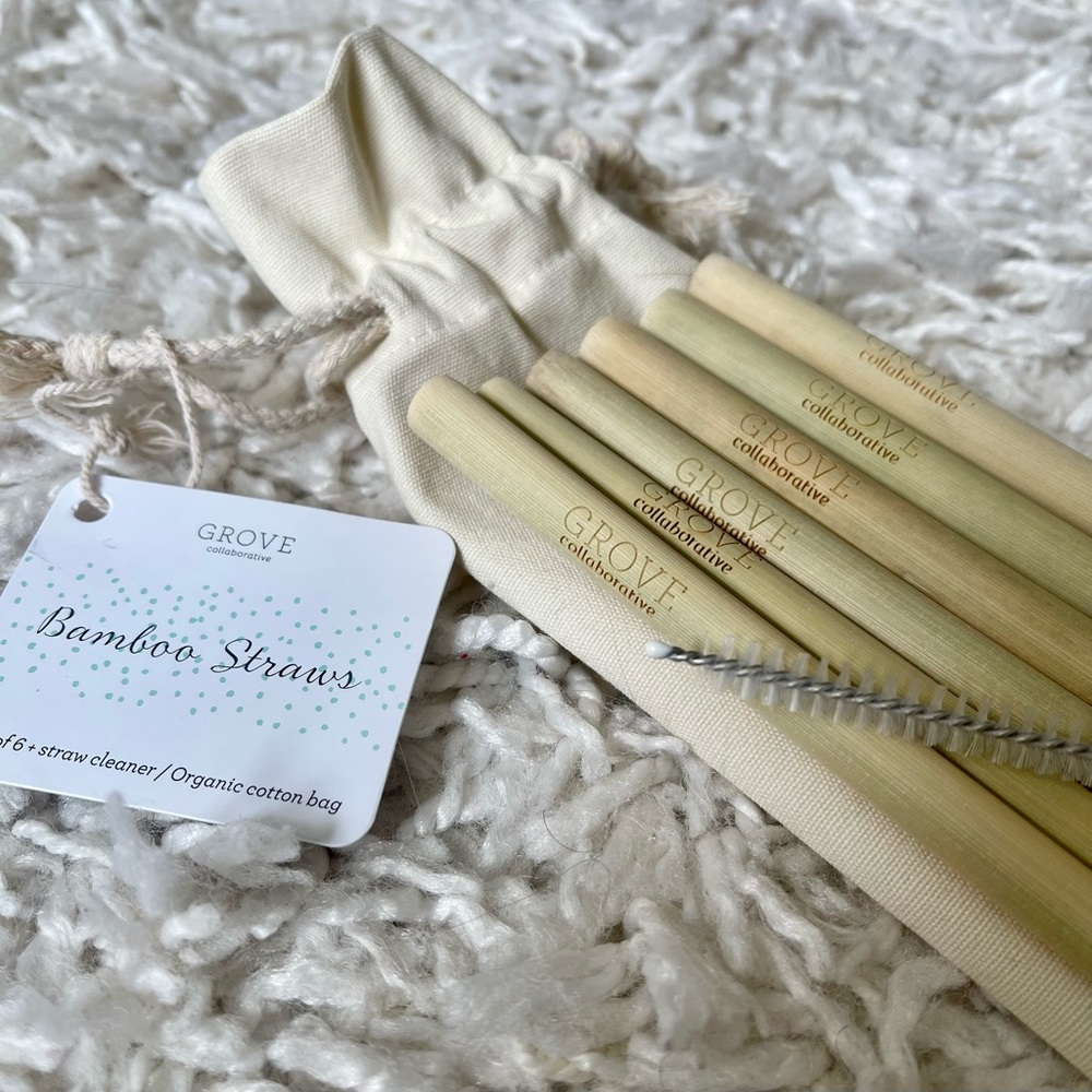 Grove Collaborative Bamboo Straws